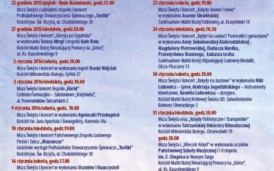 Koncert kolęd w Zakopanem